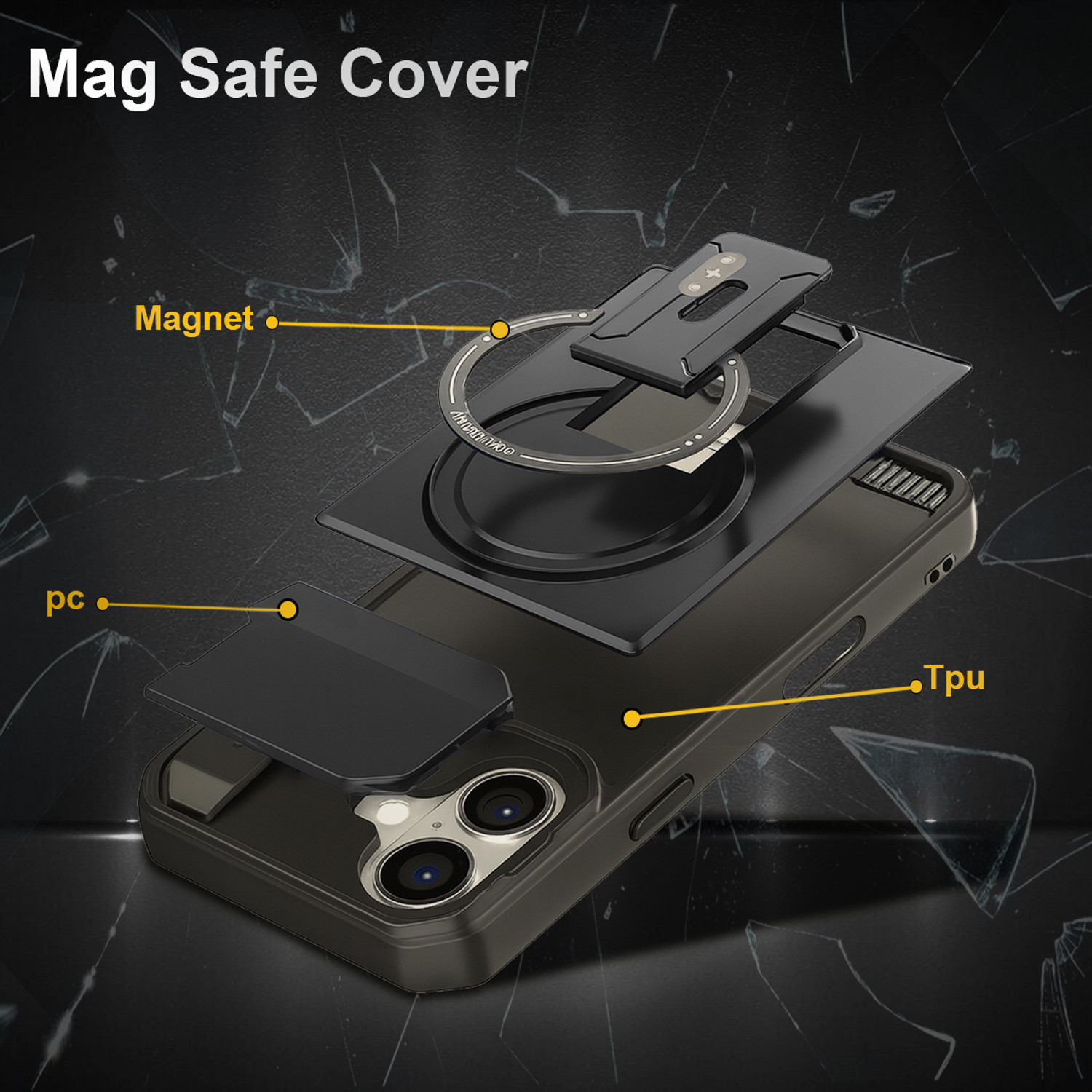Image of HUPSHY Back Cover for iPhone 16