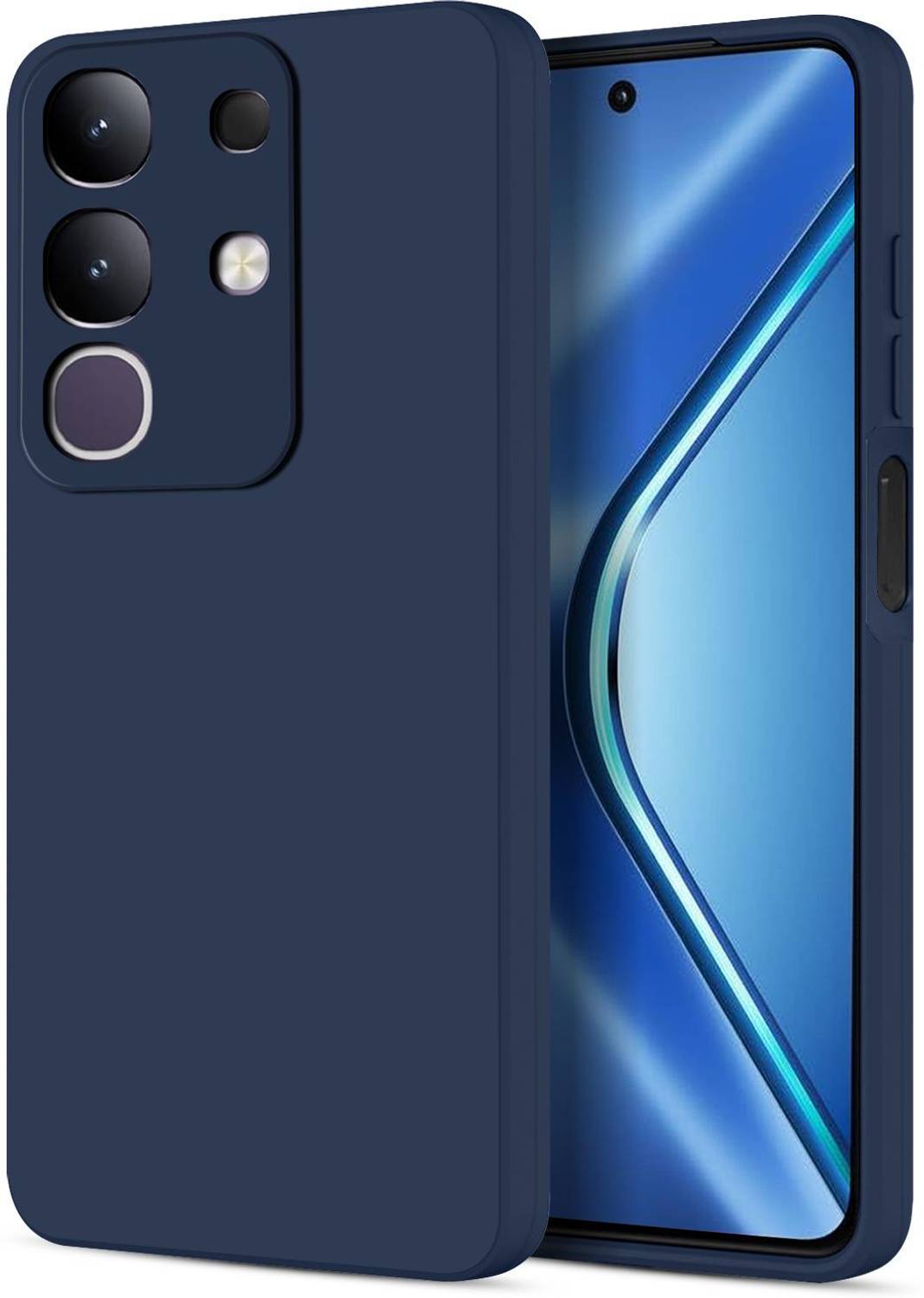 Ascensify Back Cover for Iqoo Z10X 5G Soft Silicone Shockproof, Flexible, Slim & Protective Case