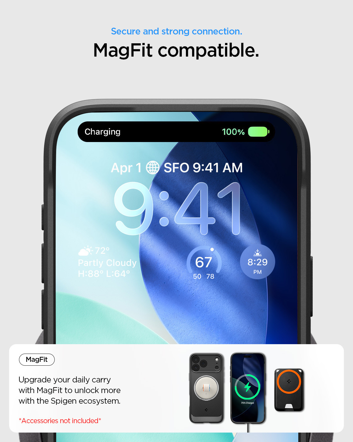 Image of Spigen Rugged Armor MagFit Back Cover for iPhone 17 Pro Max