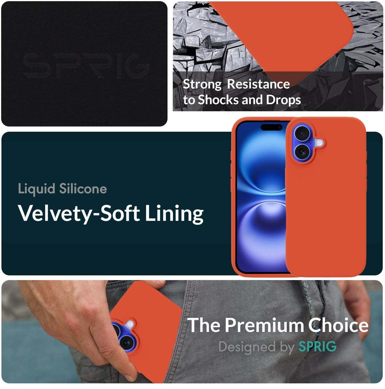 Image of Sprig Back Cover for Apple iPhone 16, iPhone 16