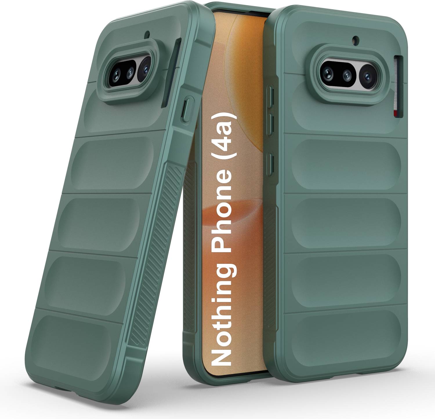 GLOBAL NOMAD Back Cover for Nothing Phone (4a) Green