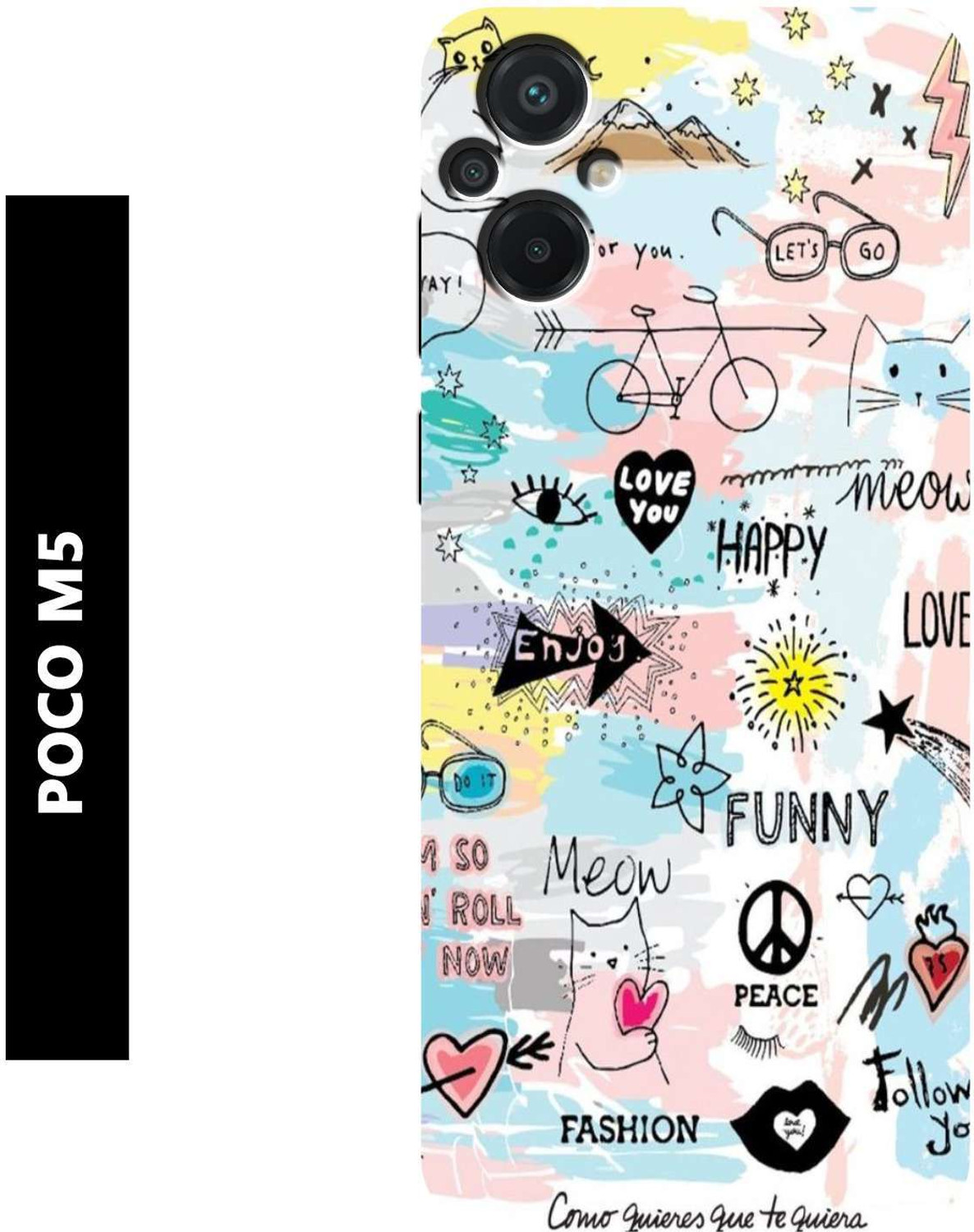 Image of Rstyle Back Cover for POCO M5
