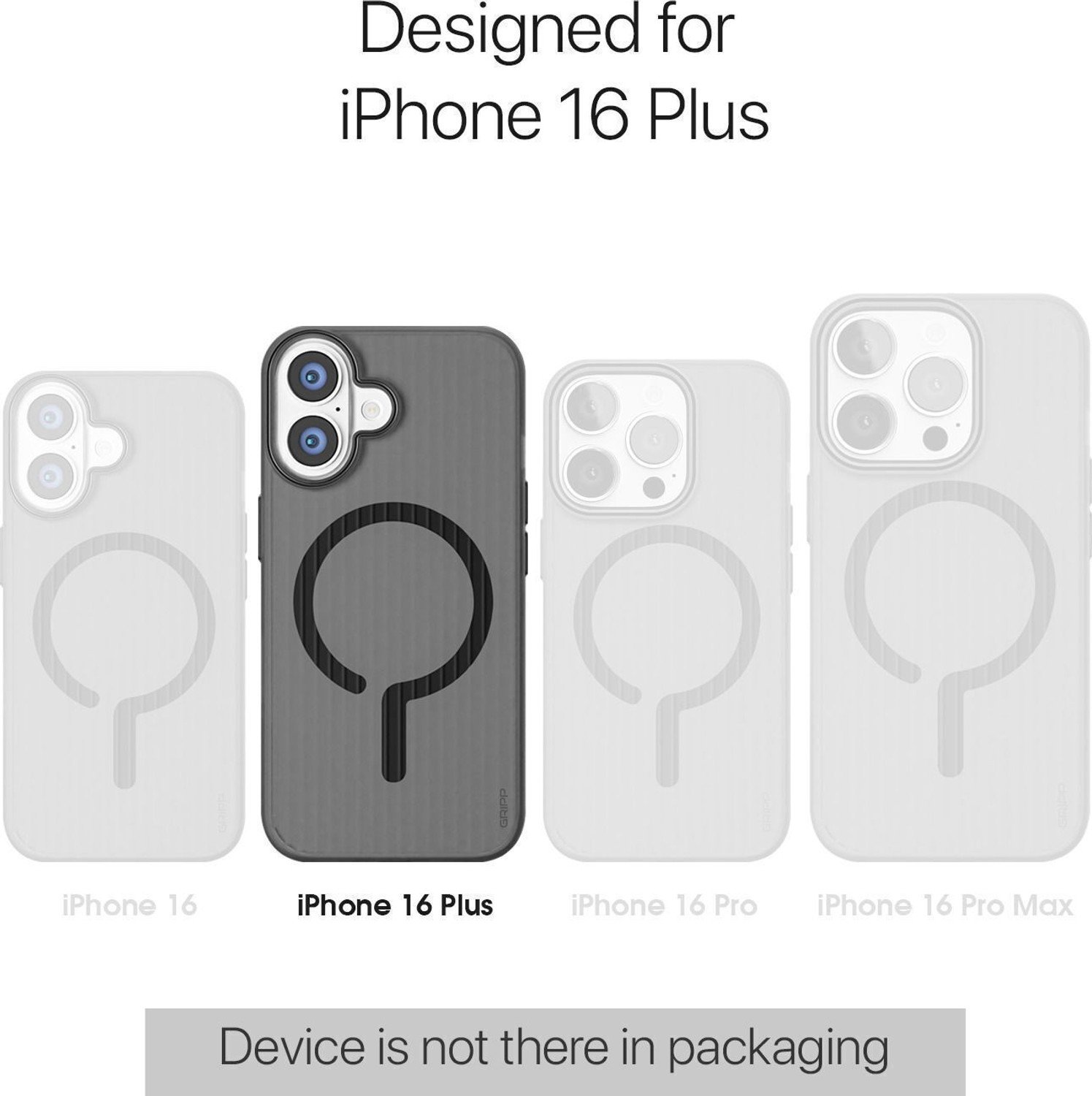 Image of Gripp Back Cover for Apple iPhone 16 Plus