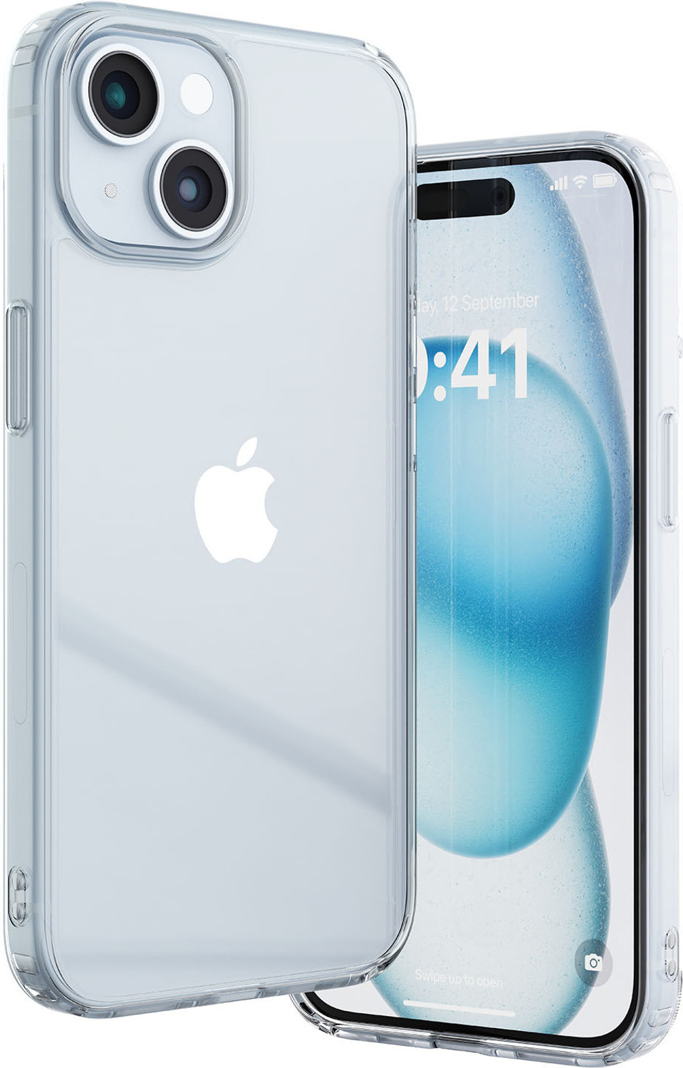 Image of Vaku Luxos Back Cover for Apple iPhone 15 Plus, Crystal View Protective case