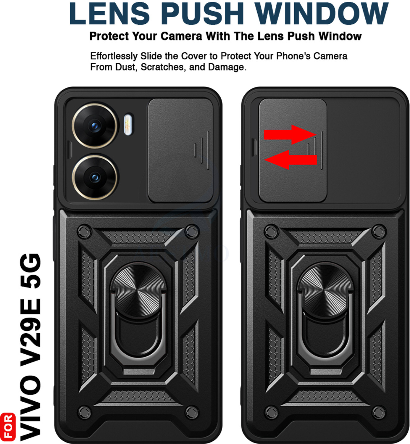 Image of AESTMO Back Cover for Vivo V29e 5G