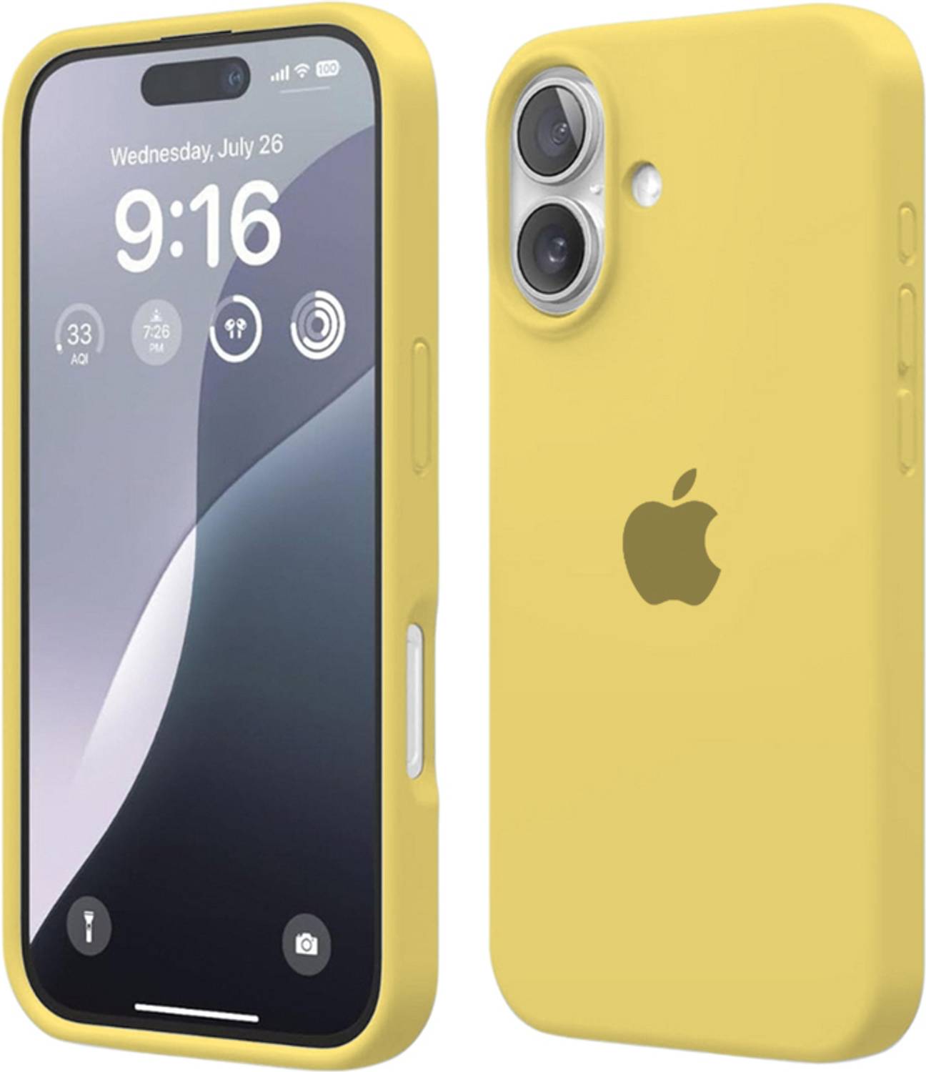 FABULANE Back Cover for iPhone 16 Plus Yellow - Image 1