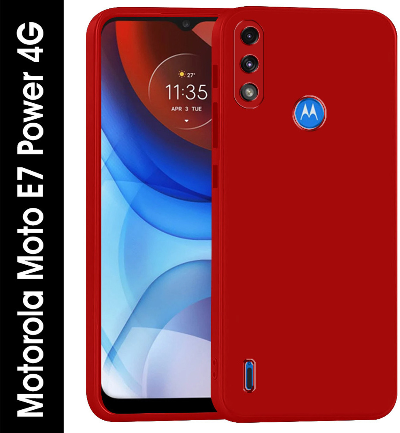 Image of Casotec Back Cover for Motorola Moto E7 Power 4G