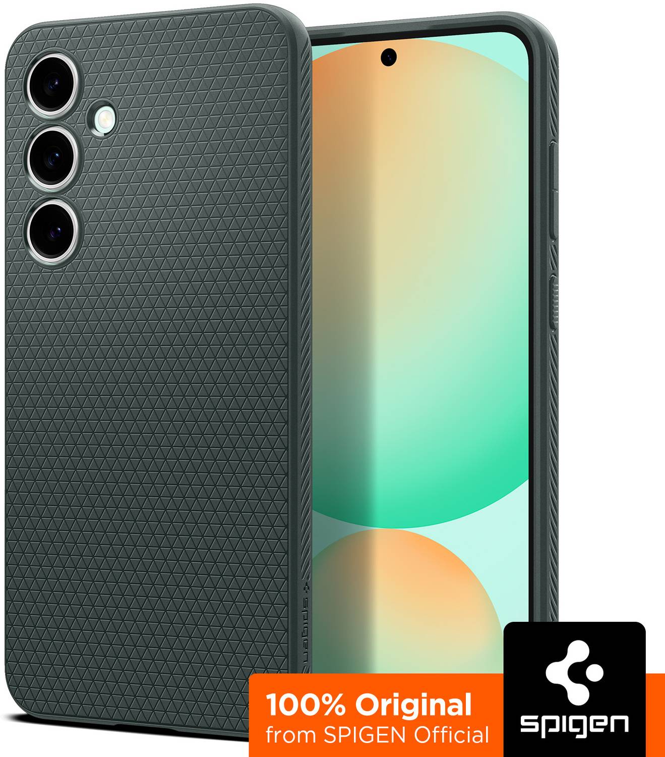 Spigen Back Cover for Samsung Galaxy S24 FE 5G Green - Image 1