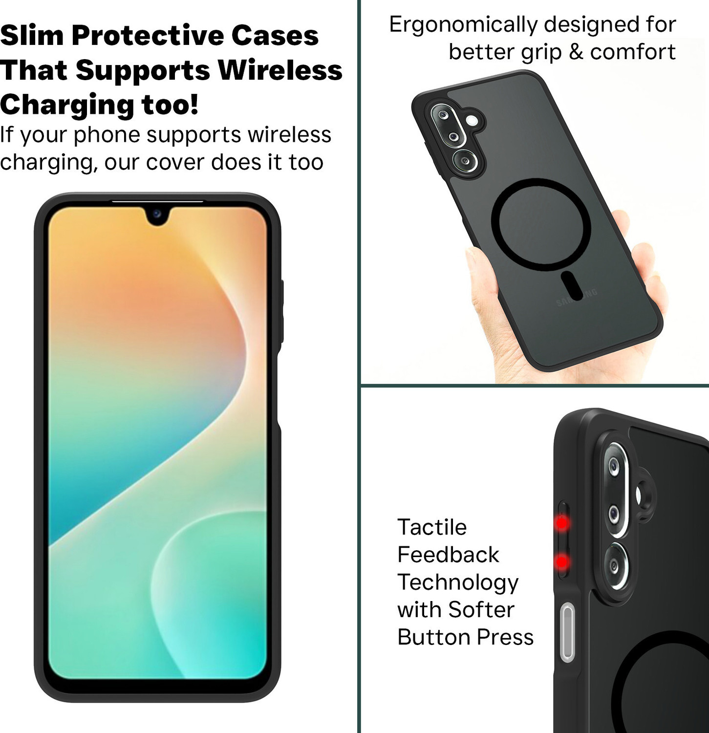 Image of RIGGEAR Back Cover for Samsung Galaxy M36 5G, Samsung Galaxy F36 5G