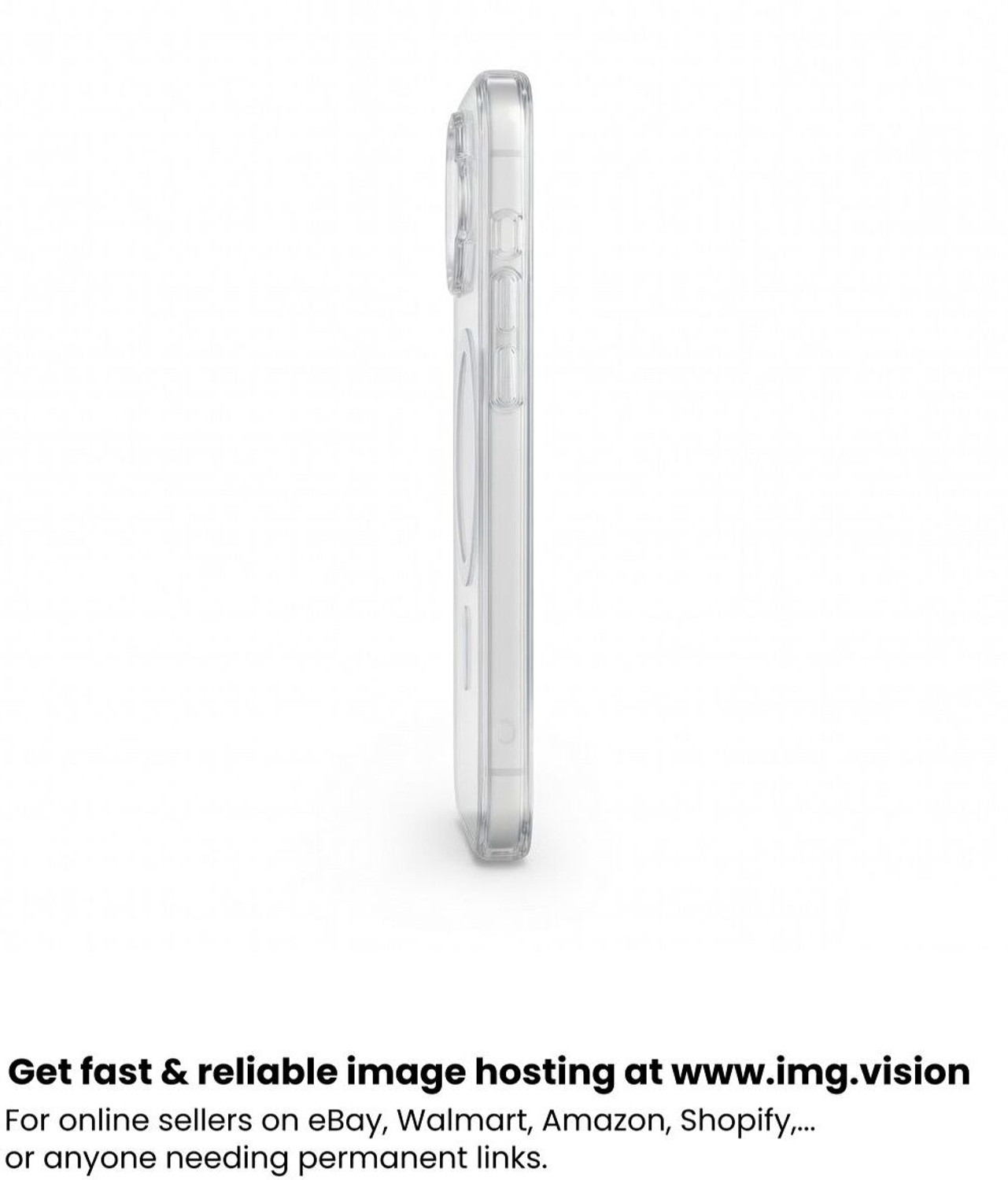 Image of Vethora India Back Cover for Premium Transparent MagSafe Back Cover | Shockproof Slim Case SAMSUNG M34 5G