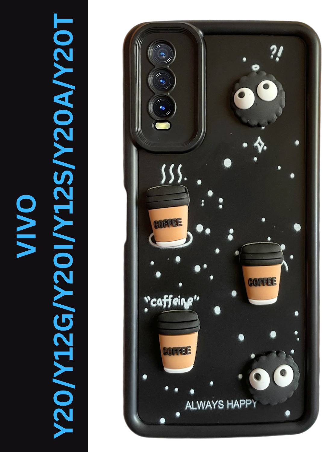APX Back Cover for VIVO Y20, Y12G, Y20i, Y12S, Y20A, Y20T