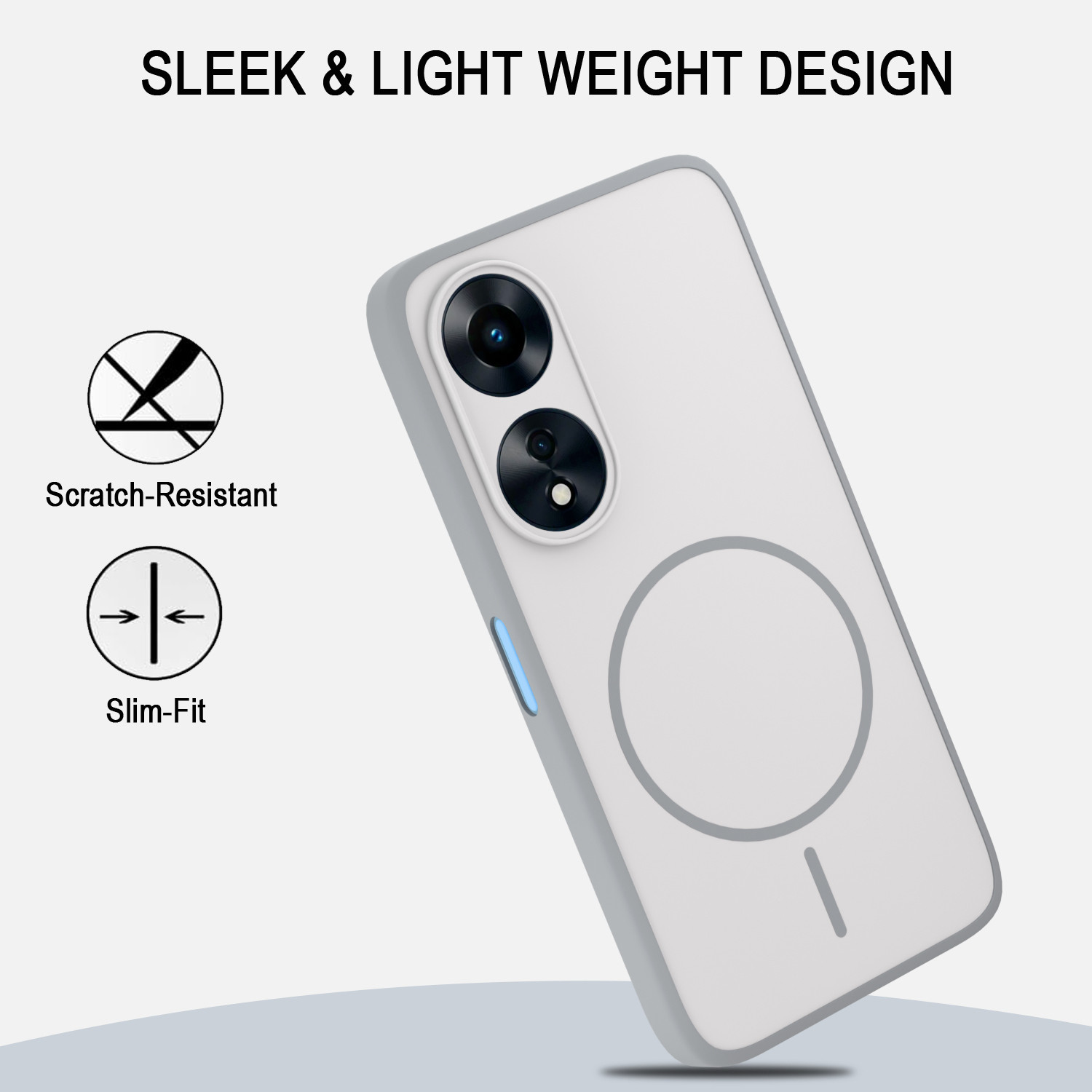 Image of KartV Back Cover for Oppo A78 5G