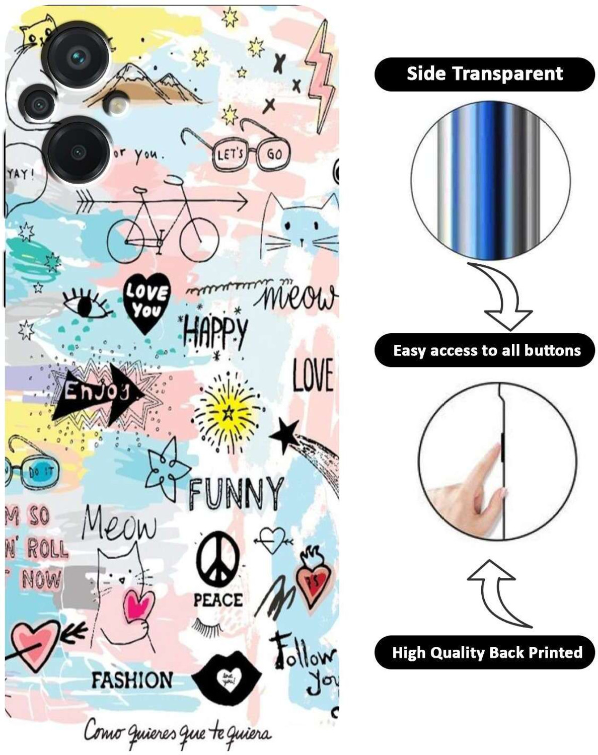 Image of Rstyle Back Cover for POCO M5