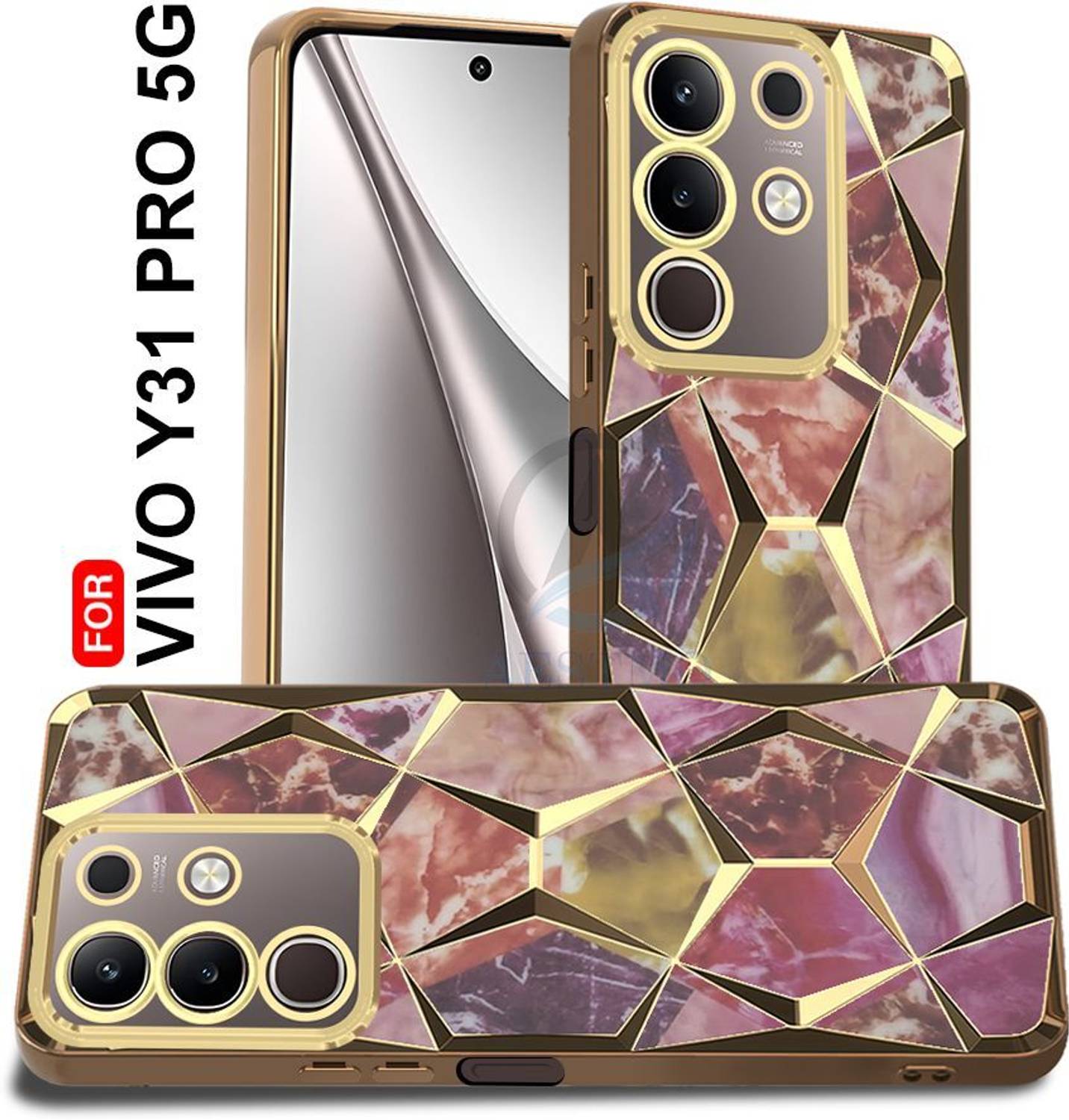 AESTMO Back Cover for Vivo Y31 Pro 5G