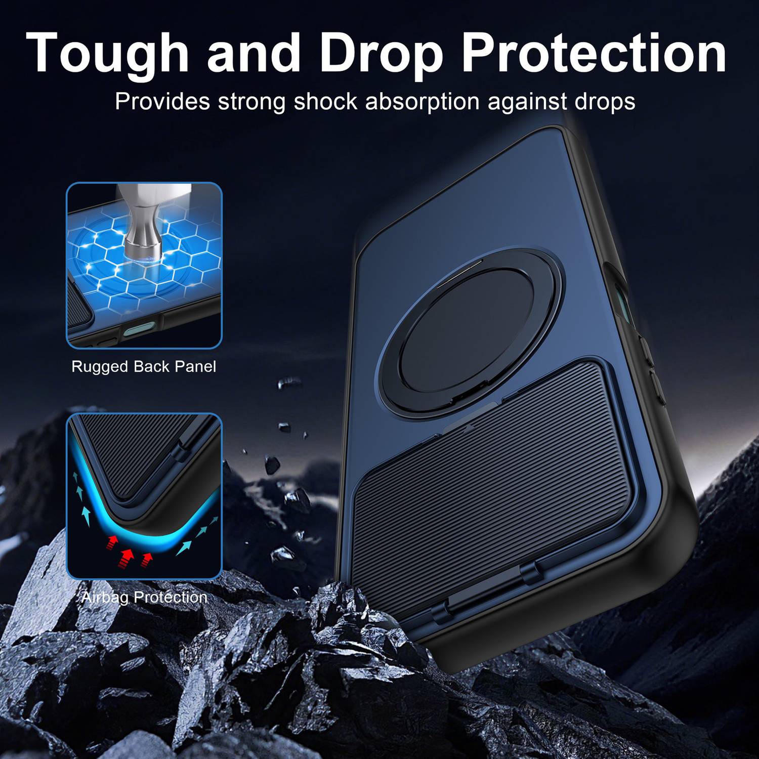 Fablue Back Cover for Redmi 15C 5G Blue - Image 3