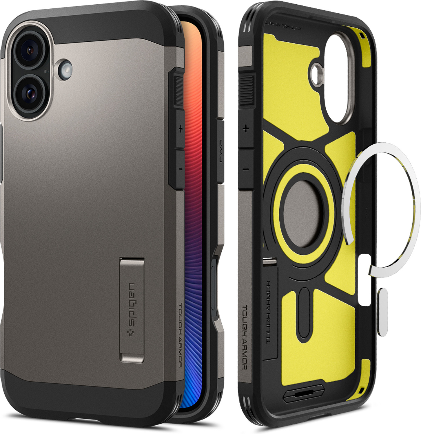 Image of Spigen Tough Armor (AI) MagFit Back Cover for Apple iPhone 16