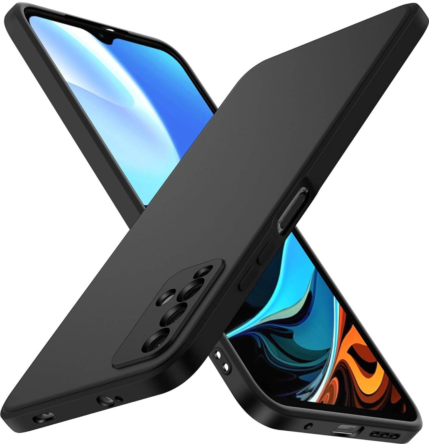 TheApallio Back Cover for Redmi 9 Power Black - Image 1