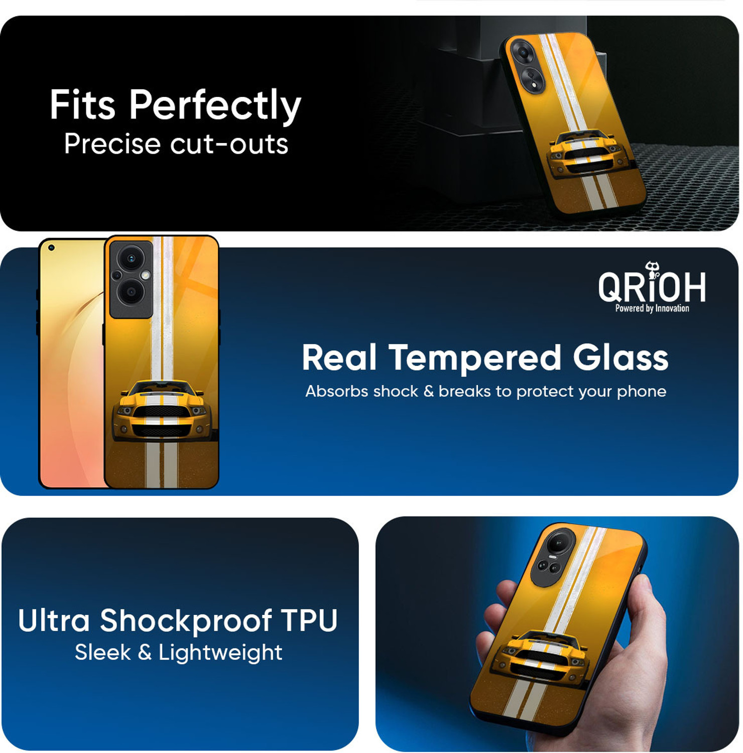 Image of Hocopoco Back Cover for Oppo F17 Pro