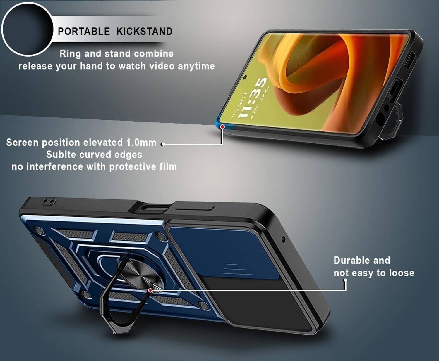 AIBEX Oppo A5 5G Tough Armor Case - Image 3