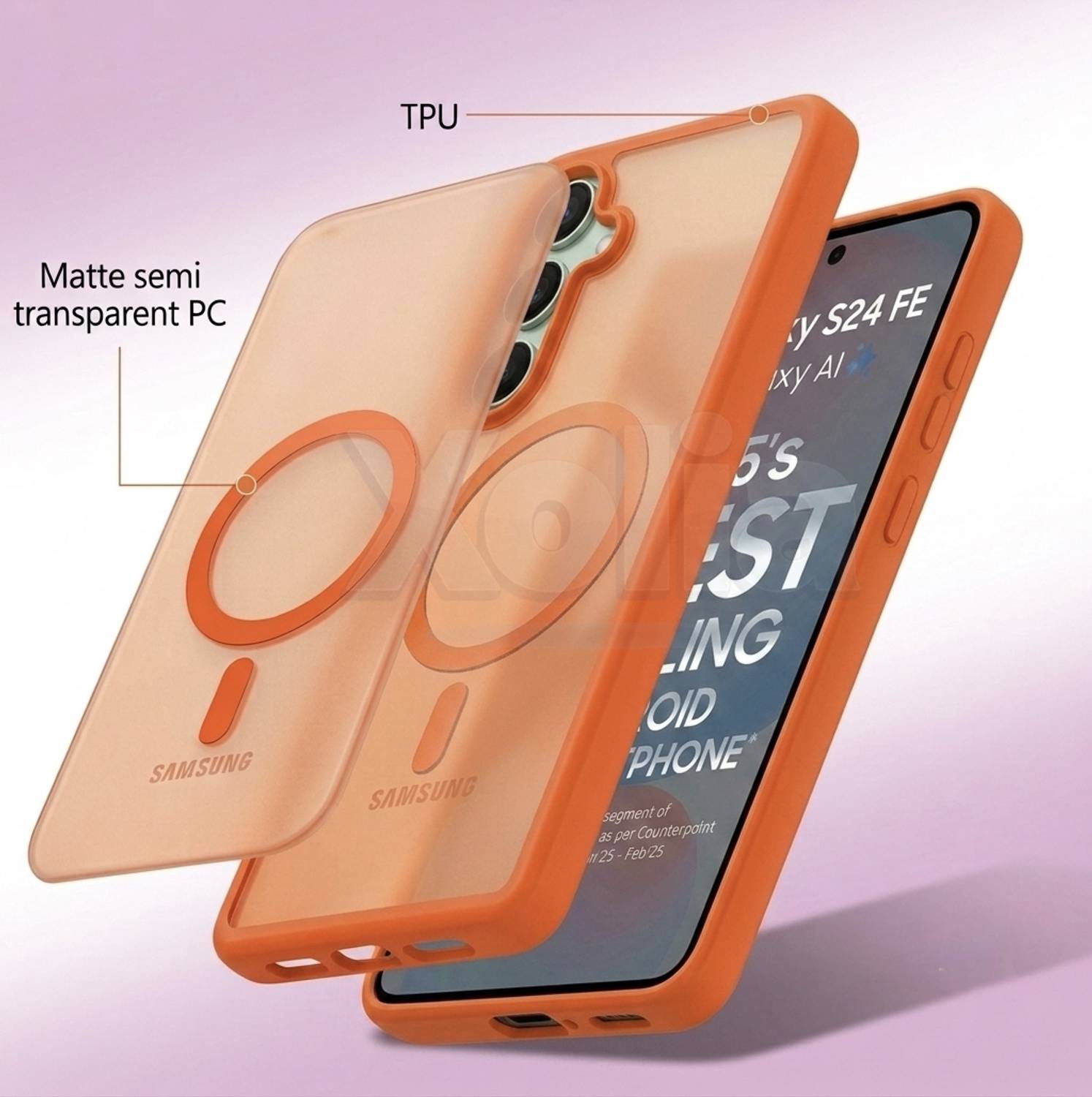 Xolia Back Cover for Samsung Galaxy S24 FE 5G - Image 5