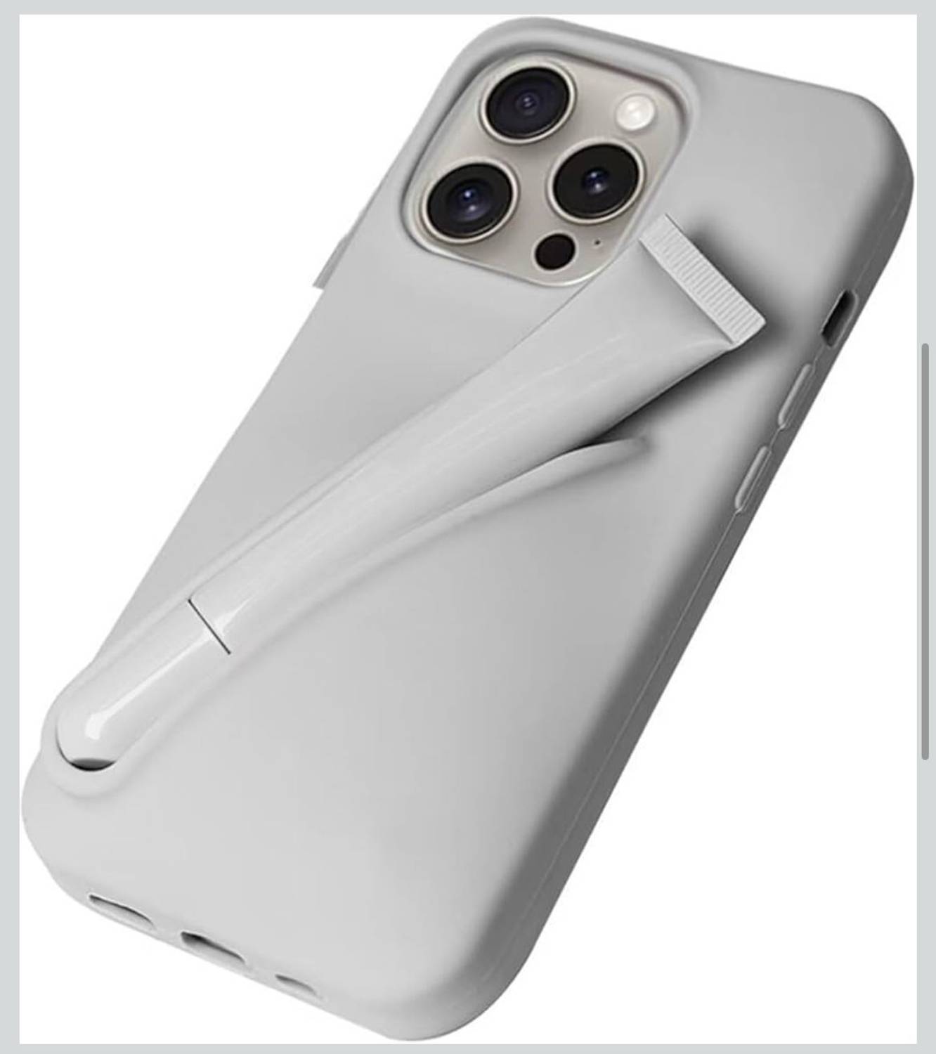 TEMHUB Back Cover for RHODE LIP GLOSS HOLDER CASE IPHONE 17