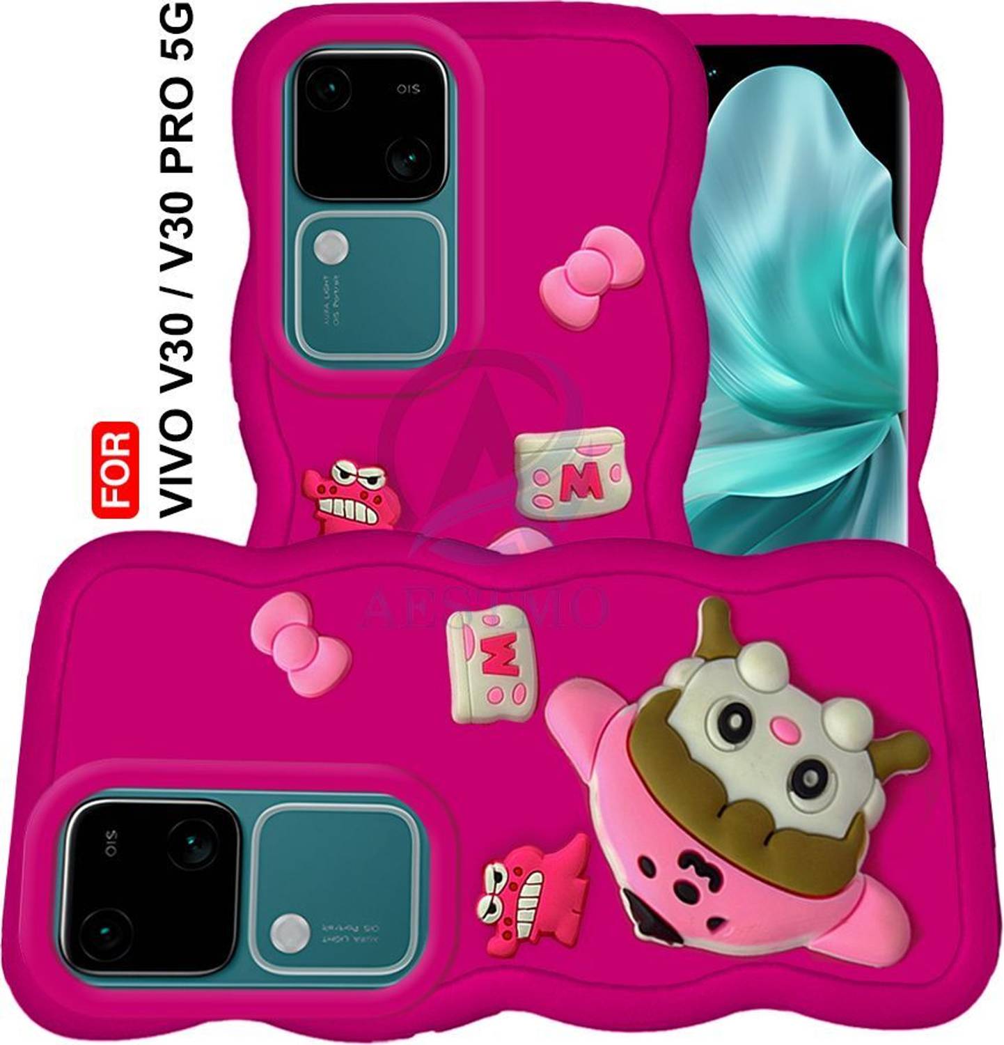 AESTMO Back Cover for Vivo V30, Vivo V30 Pro