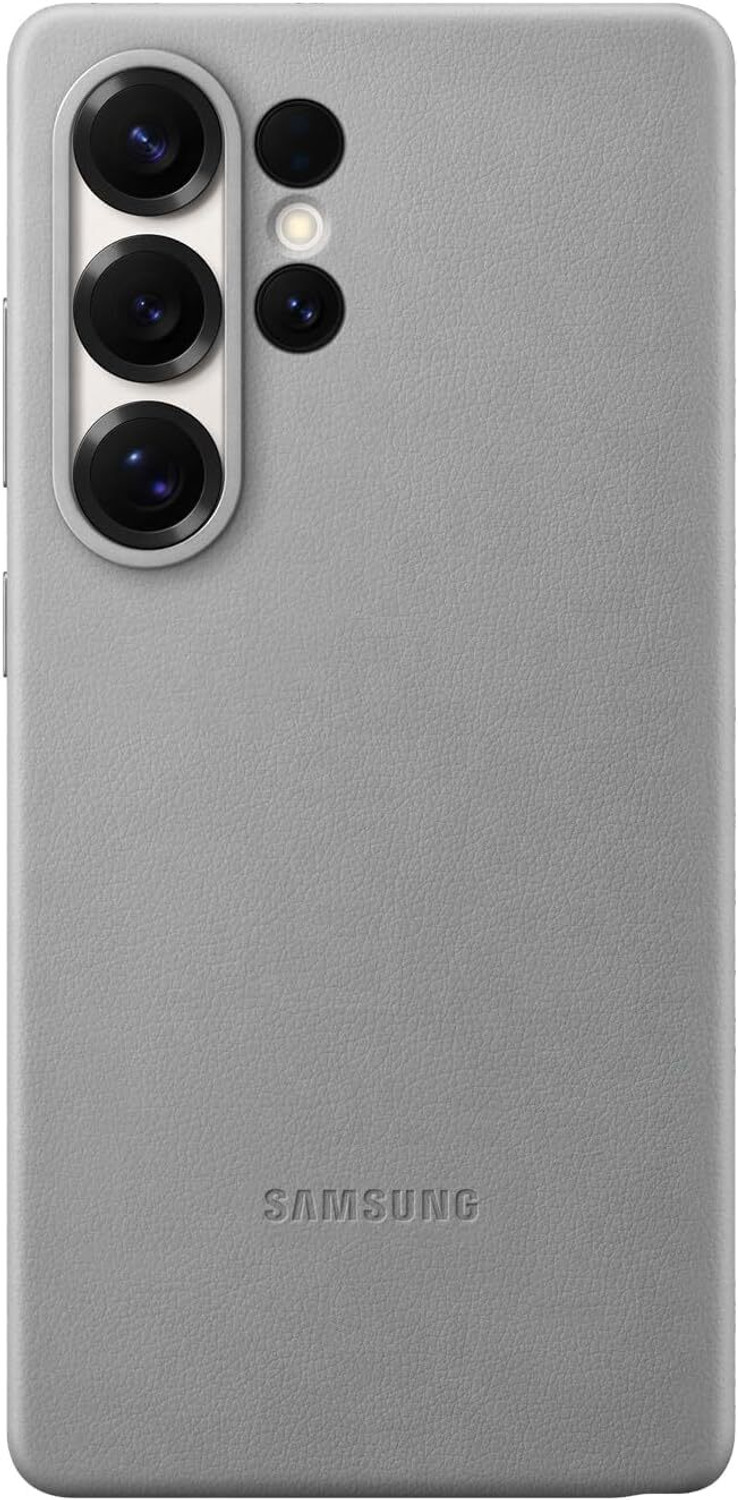 Image of MOBRISTA Back Cover for Samsung Galaxy S26 Ultra (Grey, Flexible, Leather, Pack of: 1)