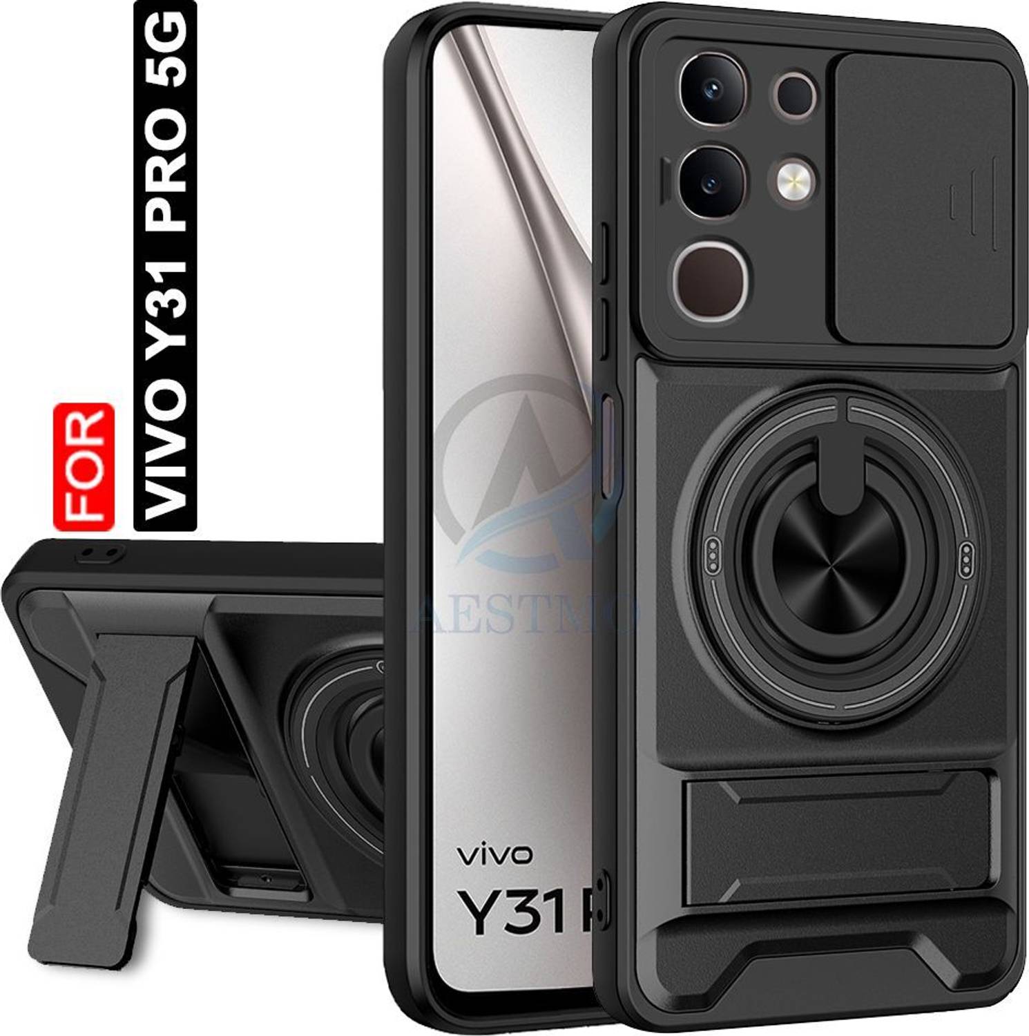 AESTMO Back Cover for Vivo Y31 Pro 5G