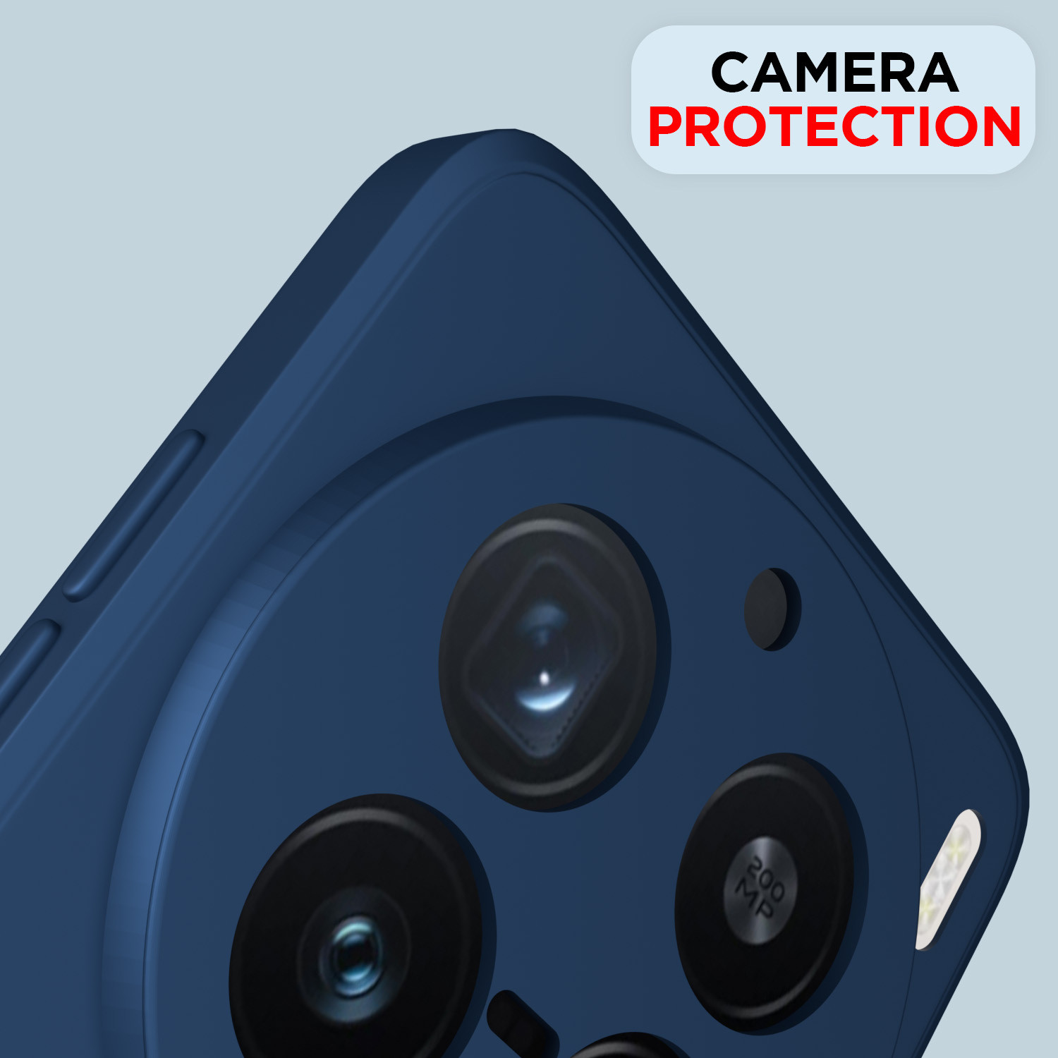 Image of Pikkme for Vivo X200 Pro 5G (Blue, Silicon)