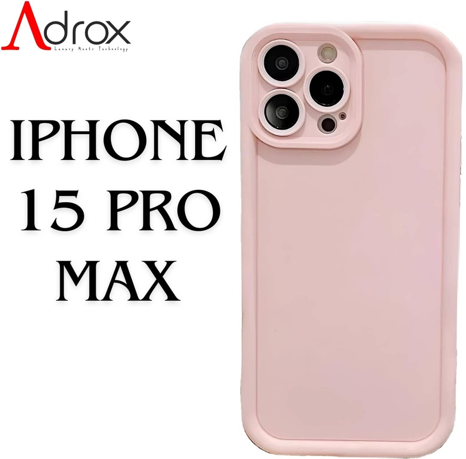 adrox Back Cover for iPhone 15 Pro Max