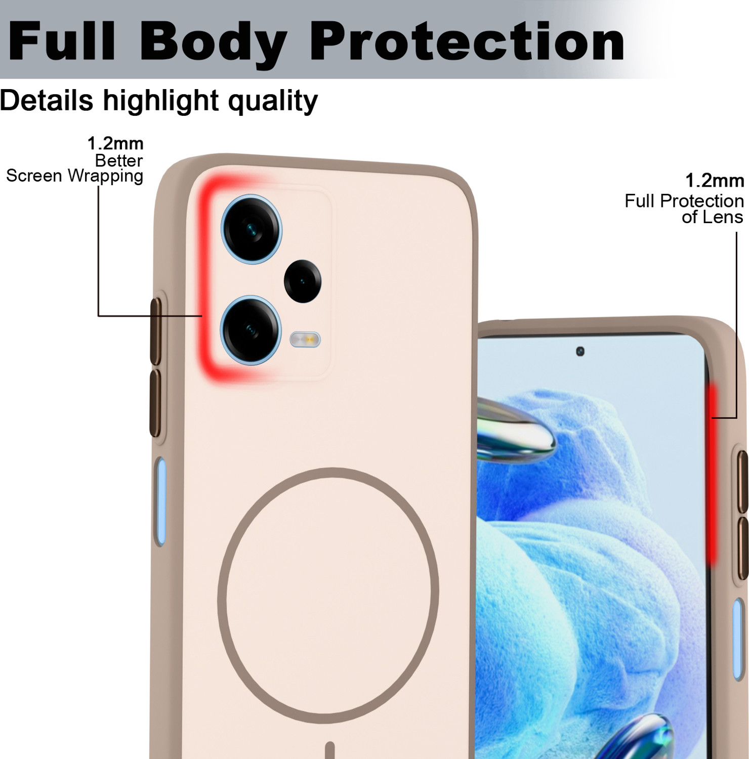 Image of KartV Back Cover for Redmi Note 12 Pro 5G