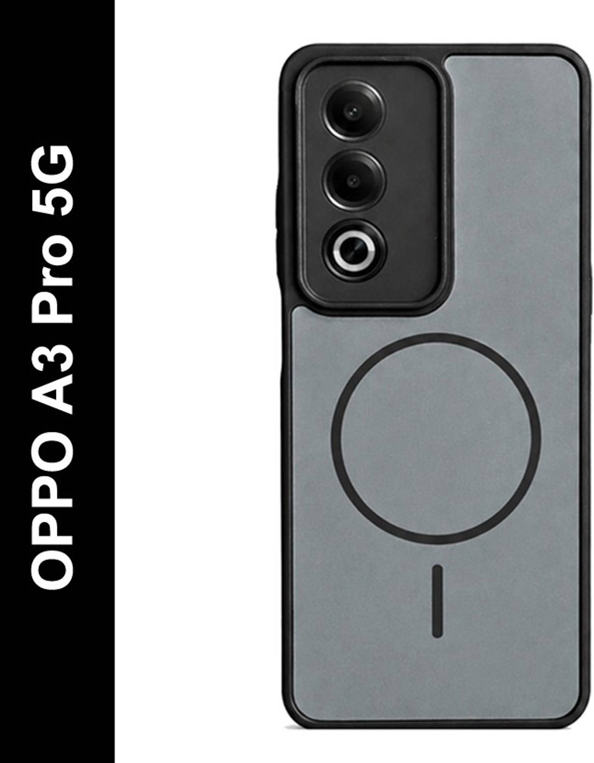Aaghosh Back Cover for OPPO A3 Pro 5G Black - Image 1
