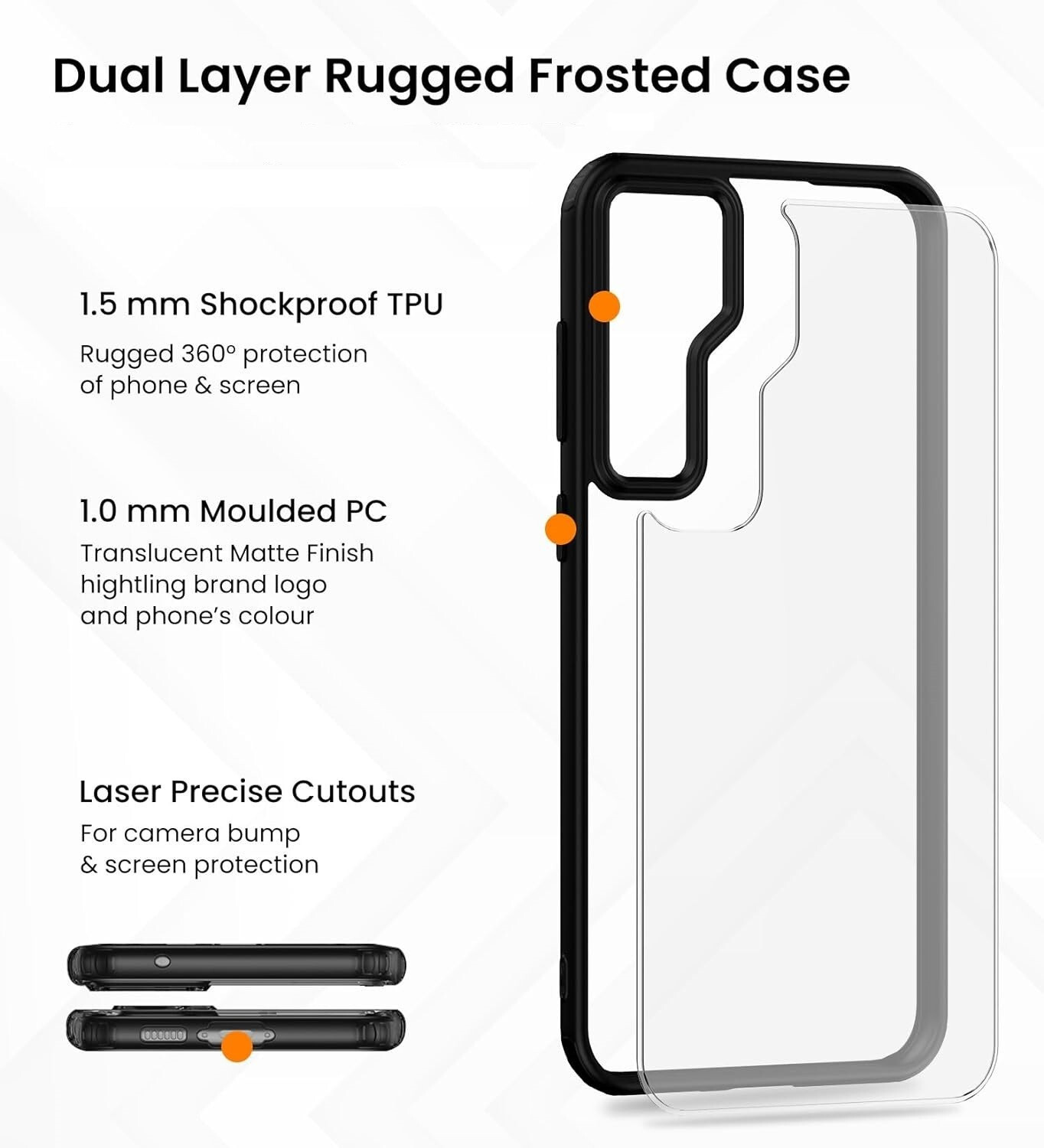 Image of Golden Sand Back Cover for Samsung Galaxy S23 FE 5G, Samsung S23 FE 5G (Black, Shock Proof, Thermoplastic Polyurethane, Pack of: 1)