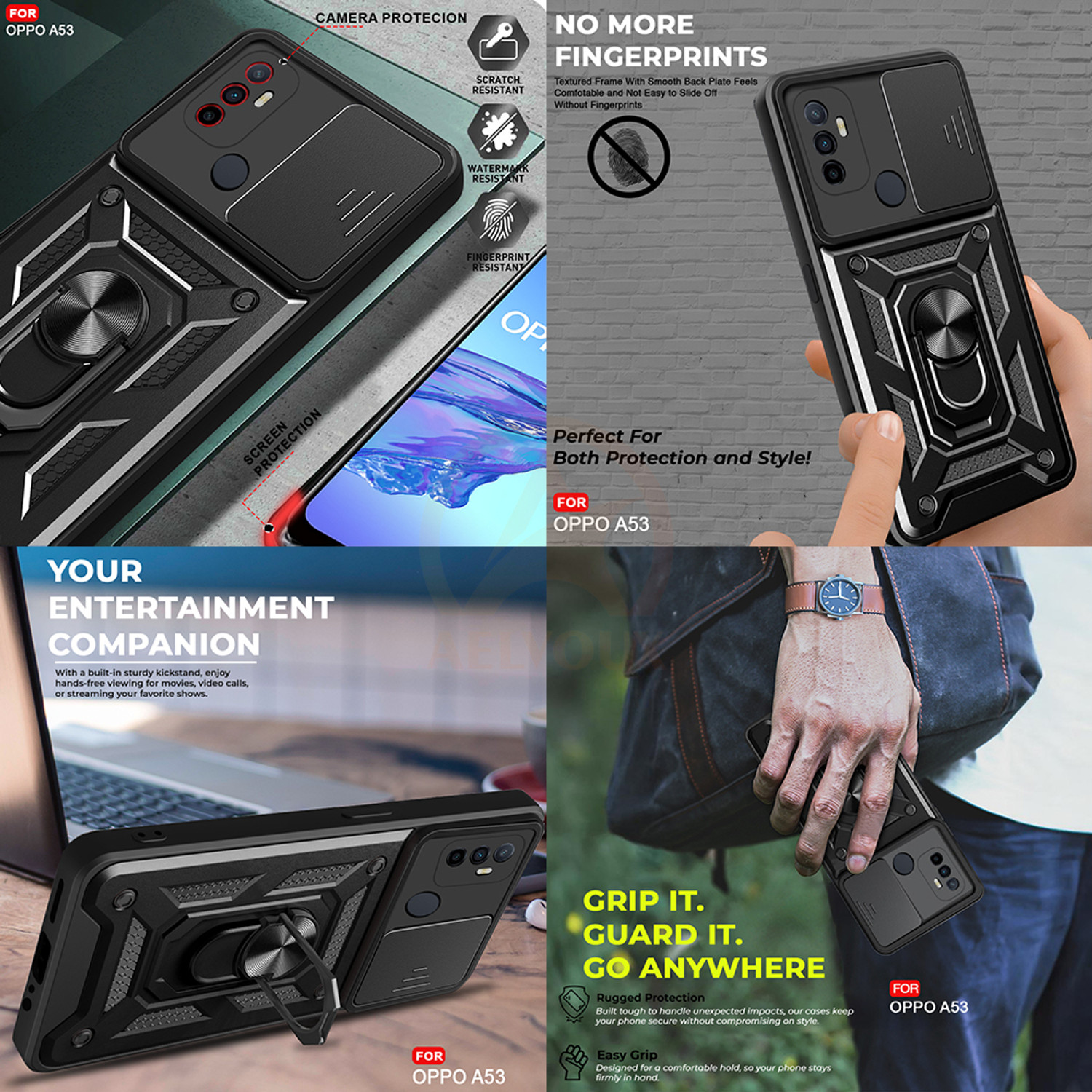 Image of AelVouX Back Cover for Oppo A53