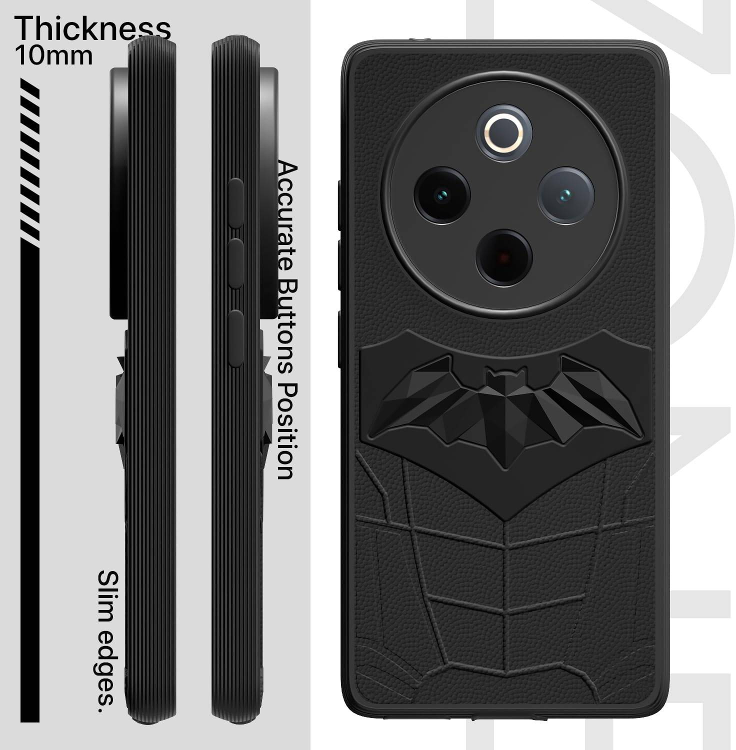 My Thing! Back Cover for vivo T4 5G Black - Image 2