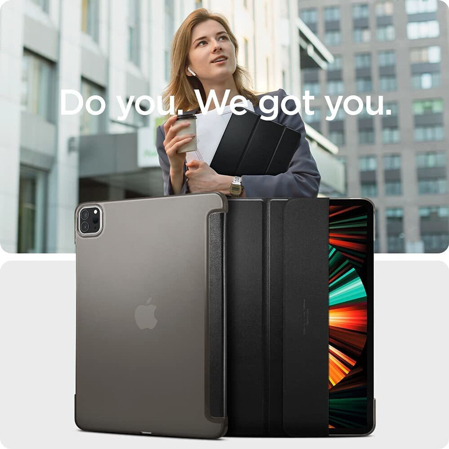 Image of Spigen Smart Fold Back Cover for Apple iPad Pro 12.9 inch