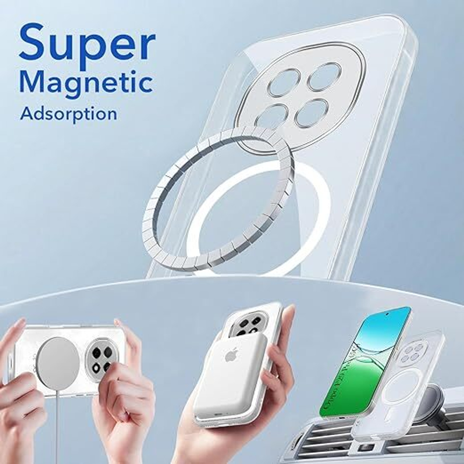 Image of Kosher Traders Back Cover for Realme 13 Pro 5G MagSafe Design Hard Premium Back Case