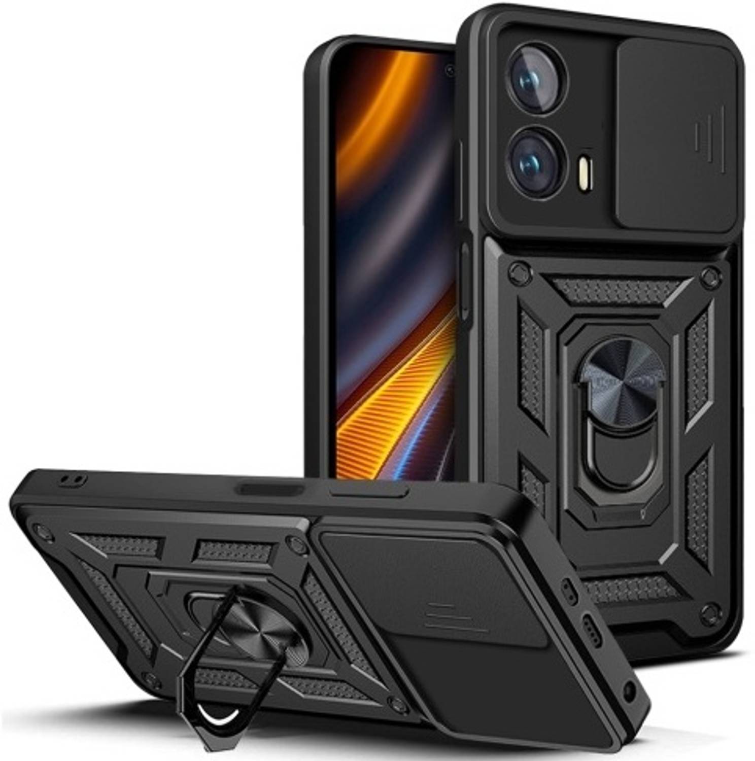 Runicha Moto G35 5G Rubber Back Cover - Image 1