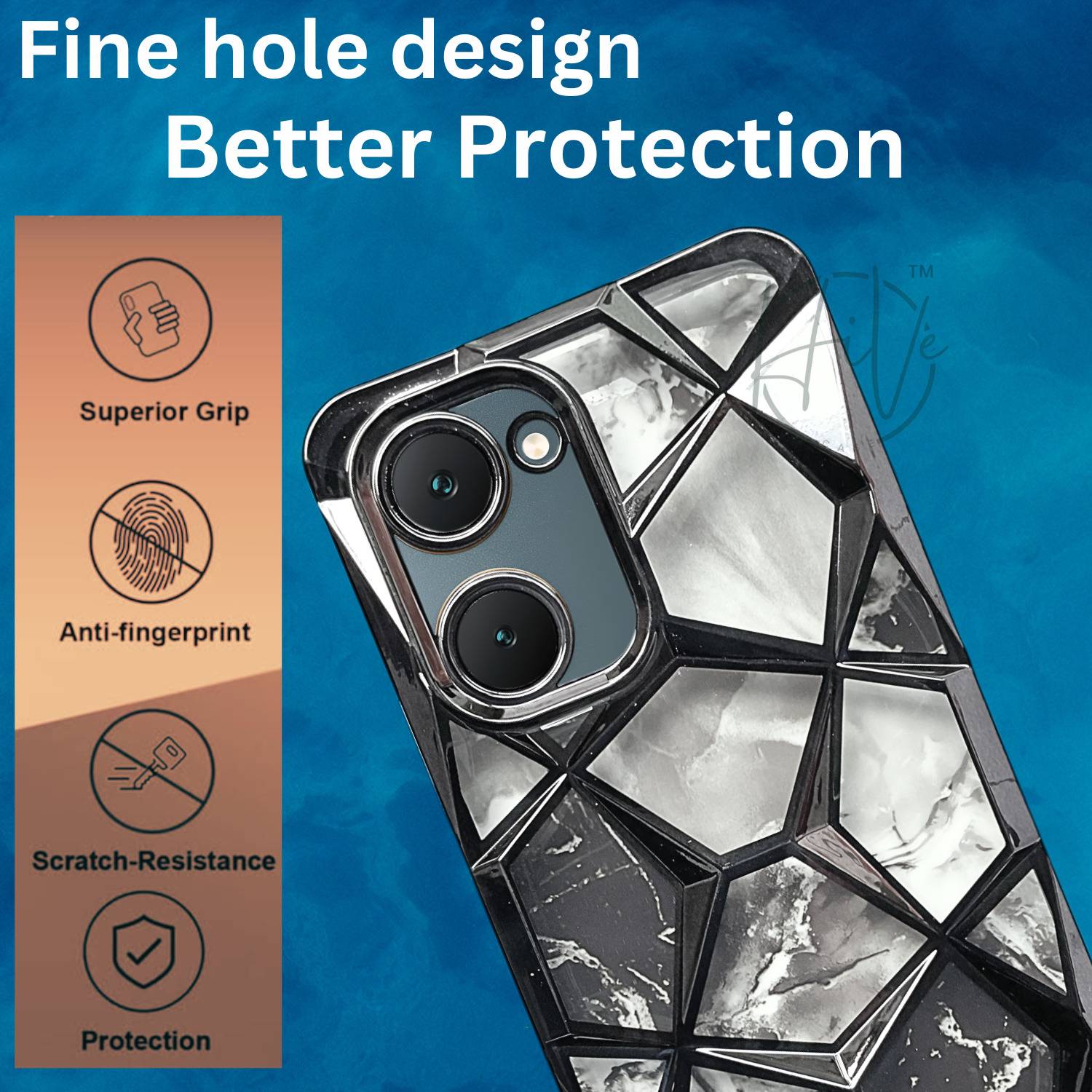 Hive Mobile Cover for Vivo Y18, Y03, 18E, T3 Lite, Y28s - Image 2
