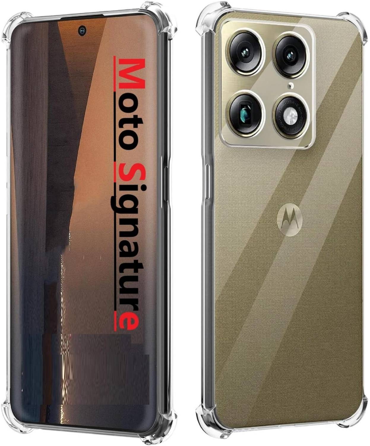 AKSHUD Back Cover for Motorola Signature 5G, Motorola Signature, Moto Signature (BM)