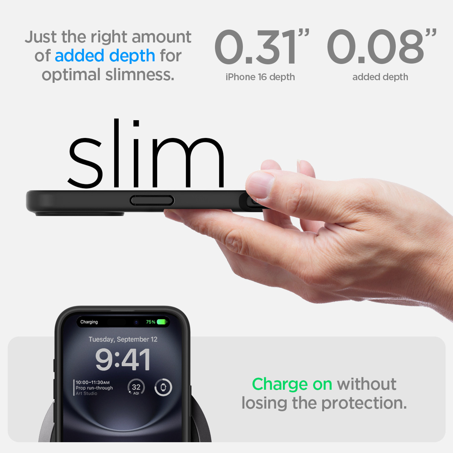 Image of Spigen Ultra Hybrid Back Cover for Apple iPhone 16