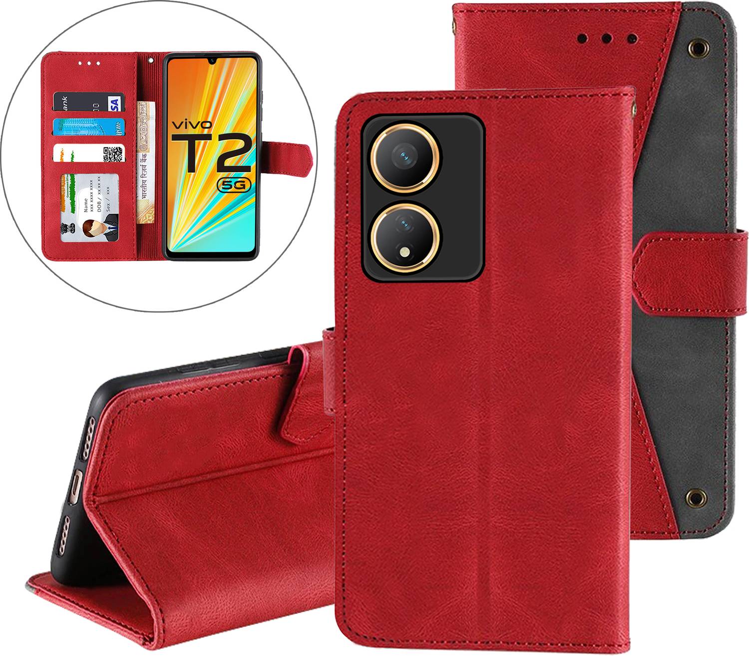 Autofocus Back Cover for Vivo T2 5G