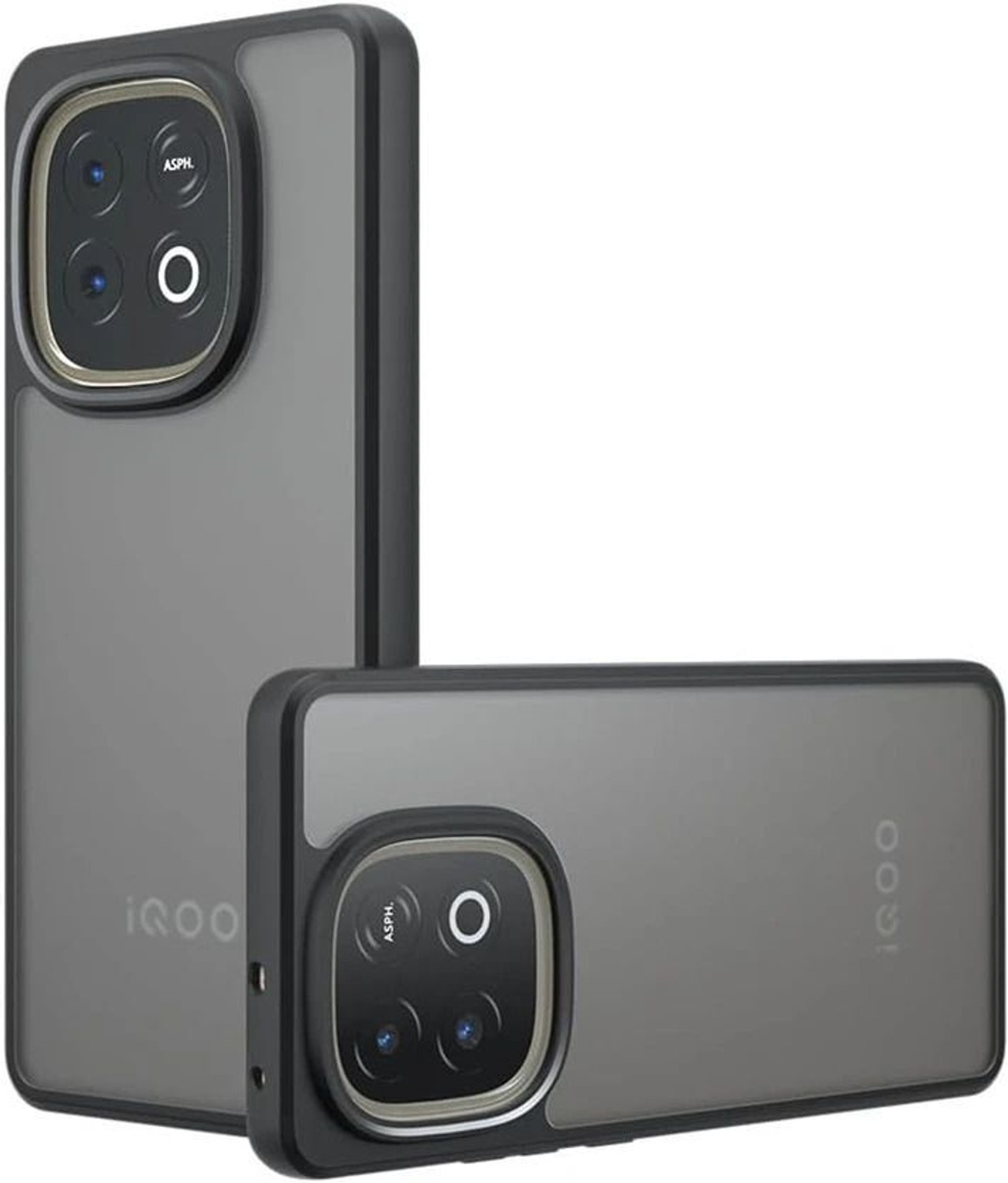 Image of Wellpoint Back Cover for iQOO Neo 10 5G (Black, Matte Finish, Thermoplastic Polyurethane, Pack of: 1)