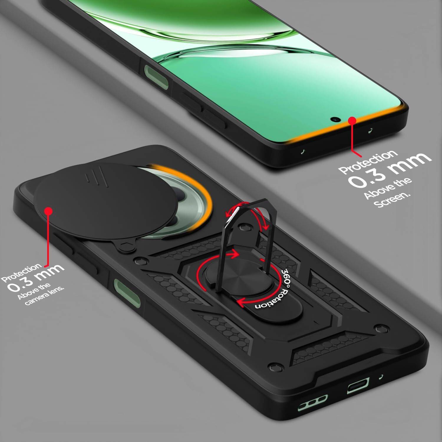 Flipkart SmartBuy Back Cover for Oppo F27 5G Black - Image 4