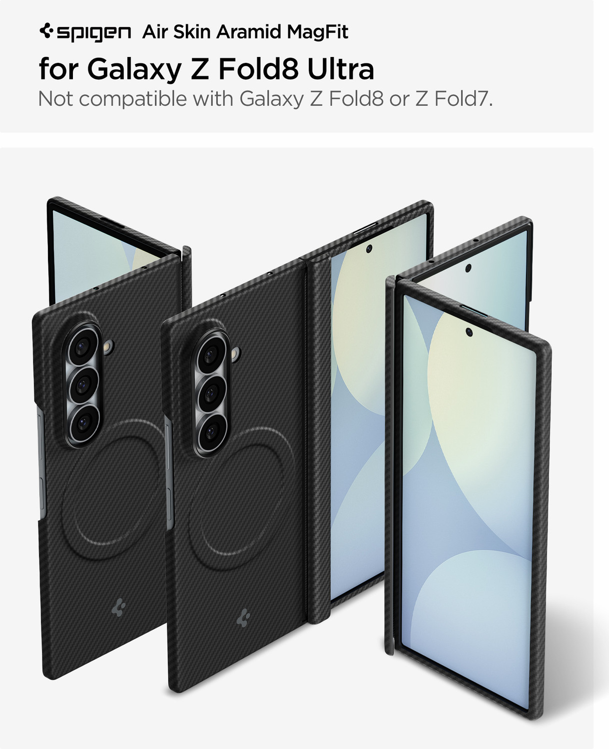 Image of Spigen Back Cover for Samsung Galaxy Z Fold8 Ultra