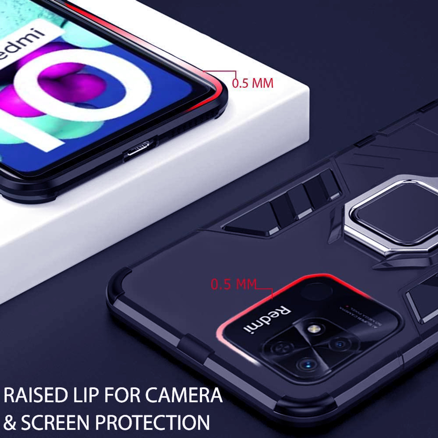 Image of Micvir Back Cover for Redmi 10