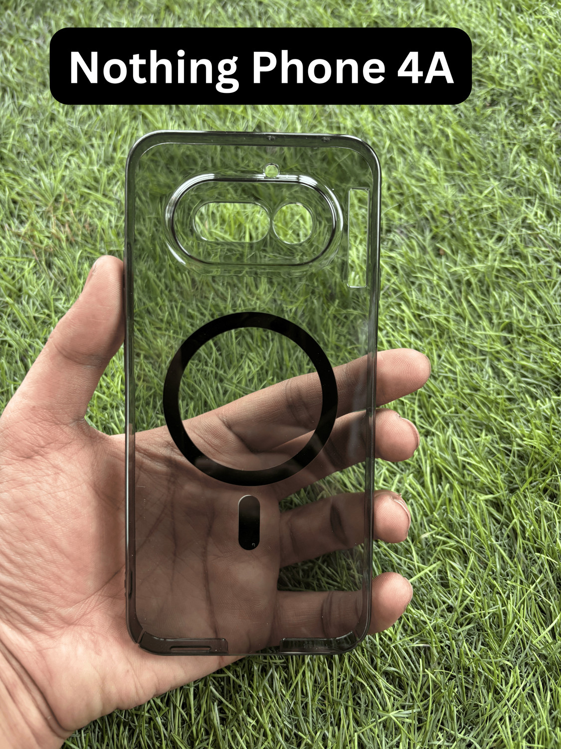 Image of FONKR Anti Yellow Back Cover for Nothing Phone 4A, Crystal Hard Case, Anti Yellow Cover