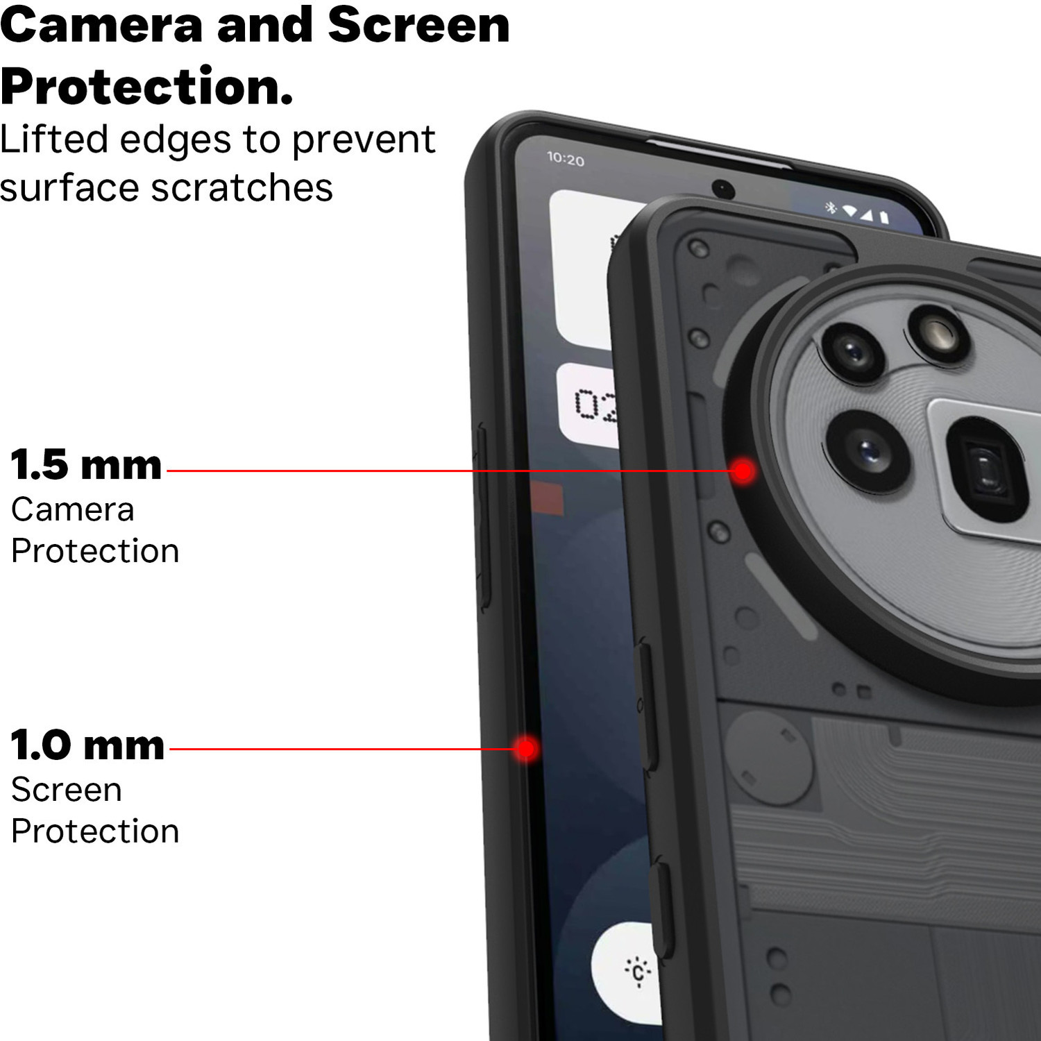 Image of RIGGEAR Back Cover for Nothing Phone (3a) Pro (Matte)