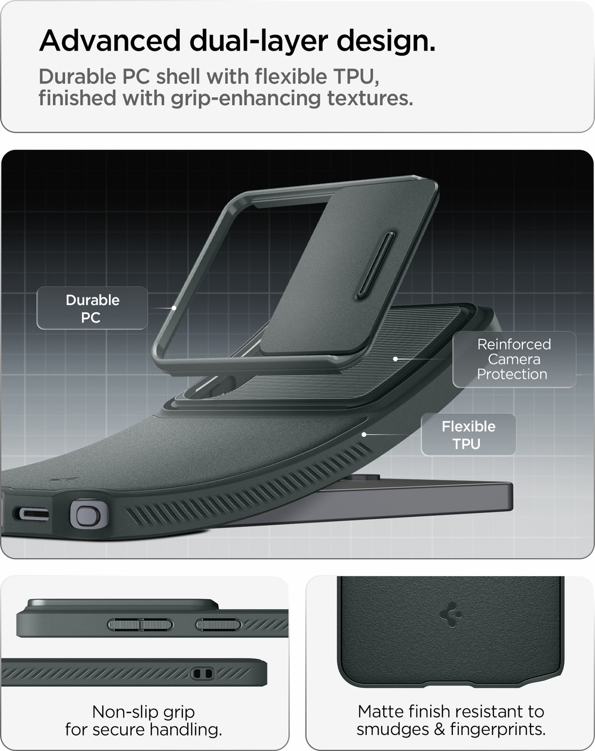 Image of Spigen Optik Armor Back Cover for Samsung Galaxy S26 Ultra 5G