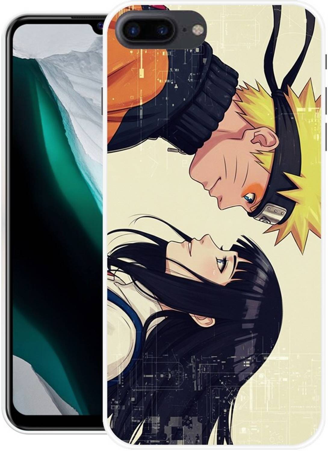 GRAFIQE Back Cover for iPhone 7 Plus NARUTO & HINATA, LOVE FOREVER